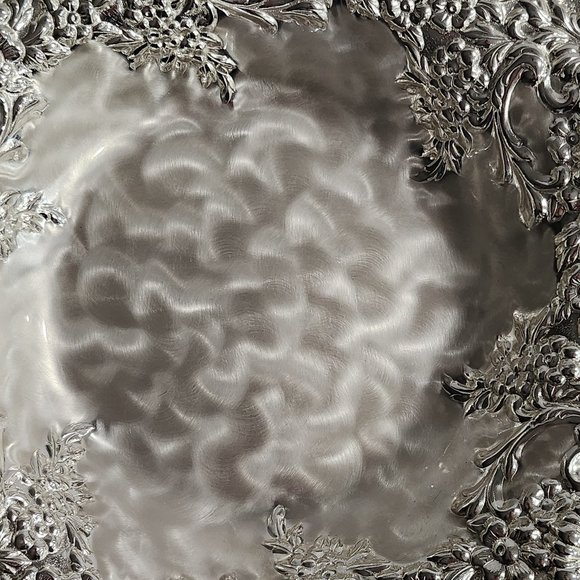 Vintage WMF-IKORA, Silver Plated Tarnish Resistant Floral Design Bowl - Picture 2 of 10